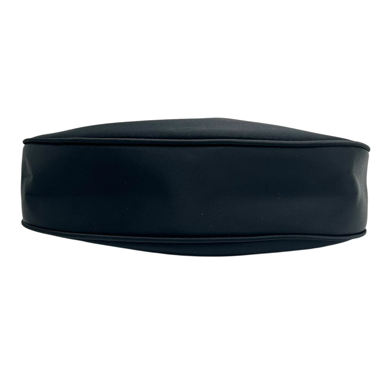 新品同様 ジョルジオアルマーニ GIORGIO ARMANI ホーボーバッグ ナイロン ワンショルダー ハンドバッグ 黒 ブラック シルバー金具 S55