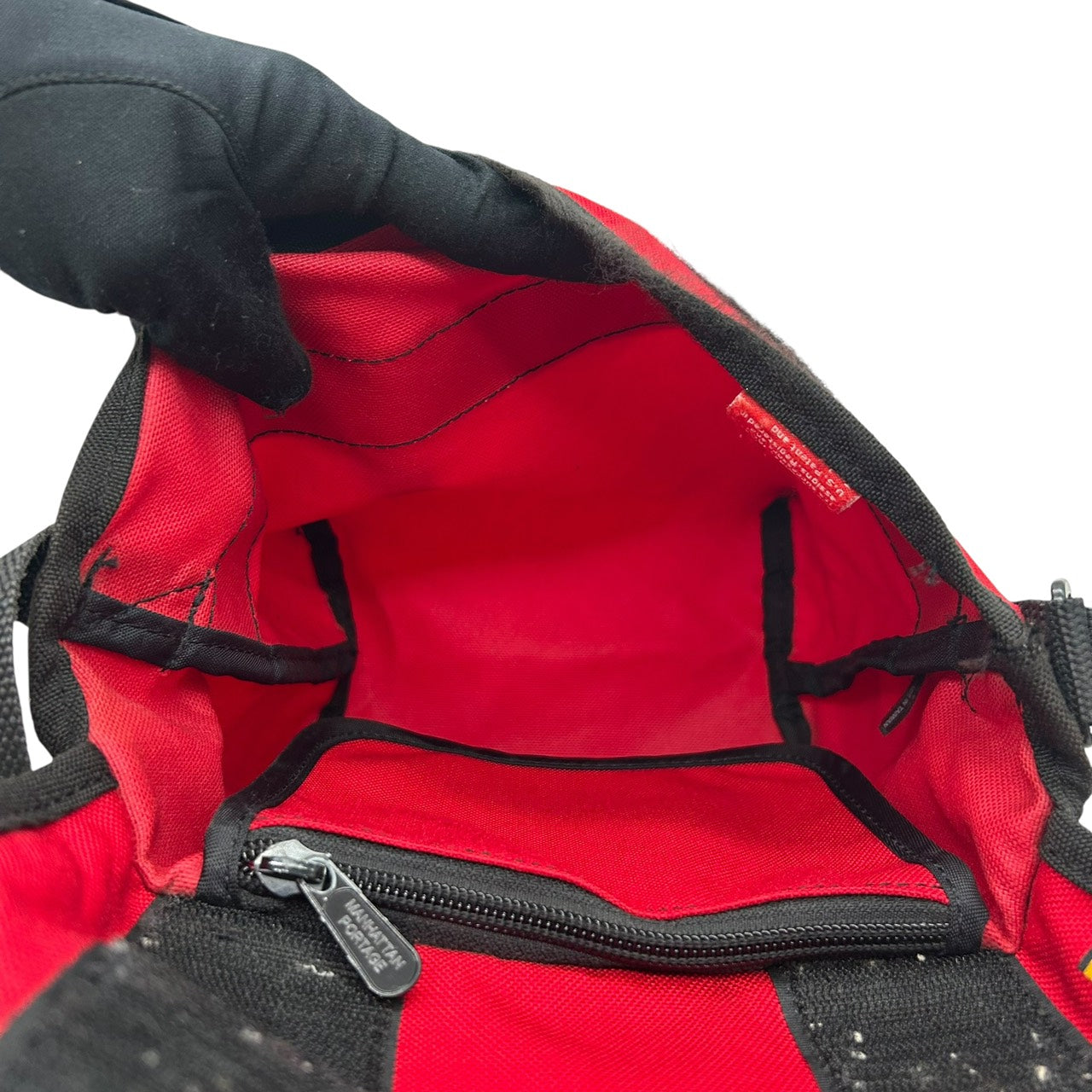 マンハッタンポーテージ Manhattan Portage メッセンジャーバッグ ショルダーバッグ 赤 レッド コーデュラナイロン S71