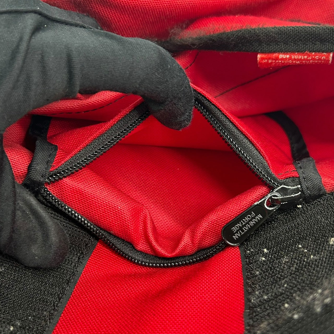 マンハッタンポーテージ Manhattan Portage メッセンジャーバッグ ショルダーバッグ 赤 レッド コーデュラナイロン S71