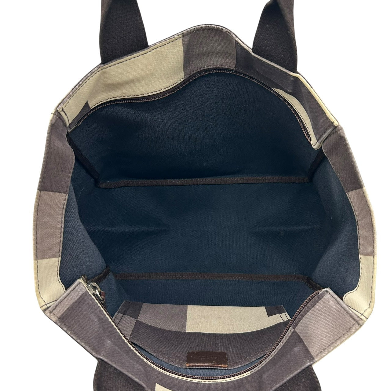 バリー BALLY トートバッグ ハンドバッグ キャンバス 幾何学柄 ベージュ 黒 ブラック 茶色 ブラウン シンプル 高級感 S71