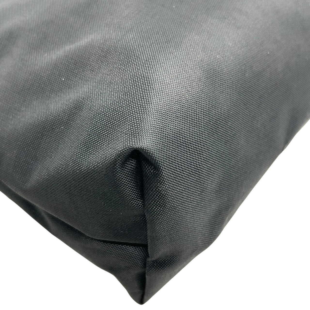 美品 ロンシャン Longchamp ナイロン×レザー ハンドバッグ トートバッグ 黒 ブラック 茶色 ブラウン 軽量 収納力 S71