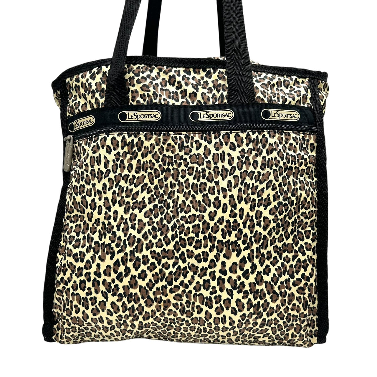 レスポートサック LeSportsac レオパード トートバッグ ナイロン 大容量 軽量 ヒョウ柄 黒 ブラック ベージュ S60