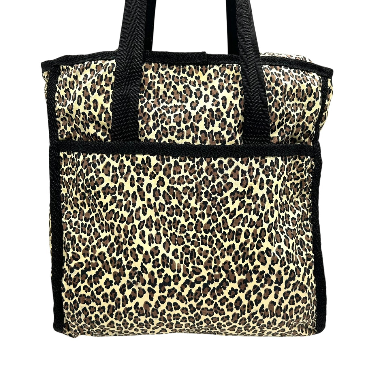 レスポートサック LeSportsac レオパード トートバッグ ナイロン 大容量 軽量 ヒョウ柄 黒 ブラック ベージュ S60