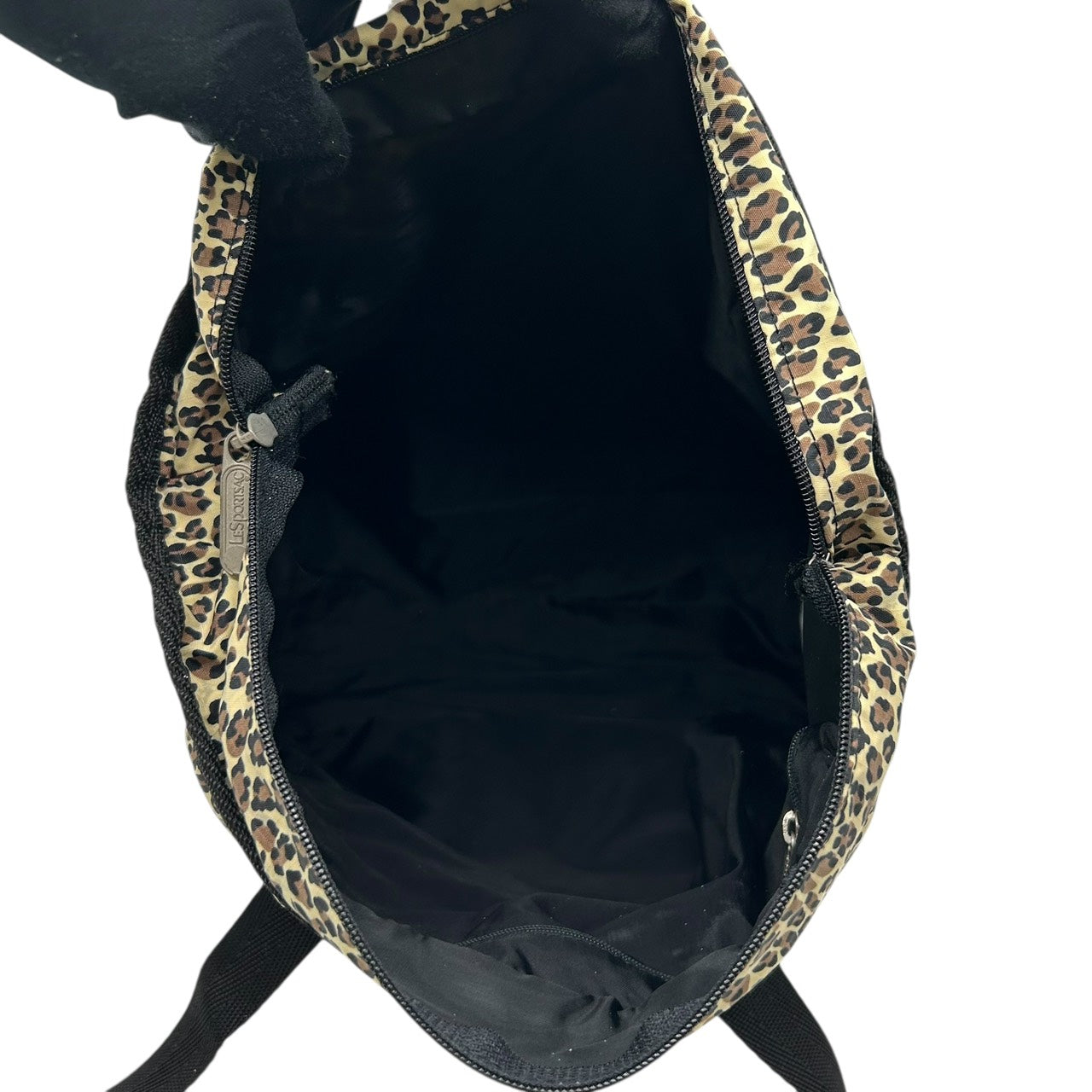 レスポートサック LeSportsac レオパード トートバッグ ナイロン 大容量 軽量 ヒョウ柄 黒 ブラック ベージュ S60