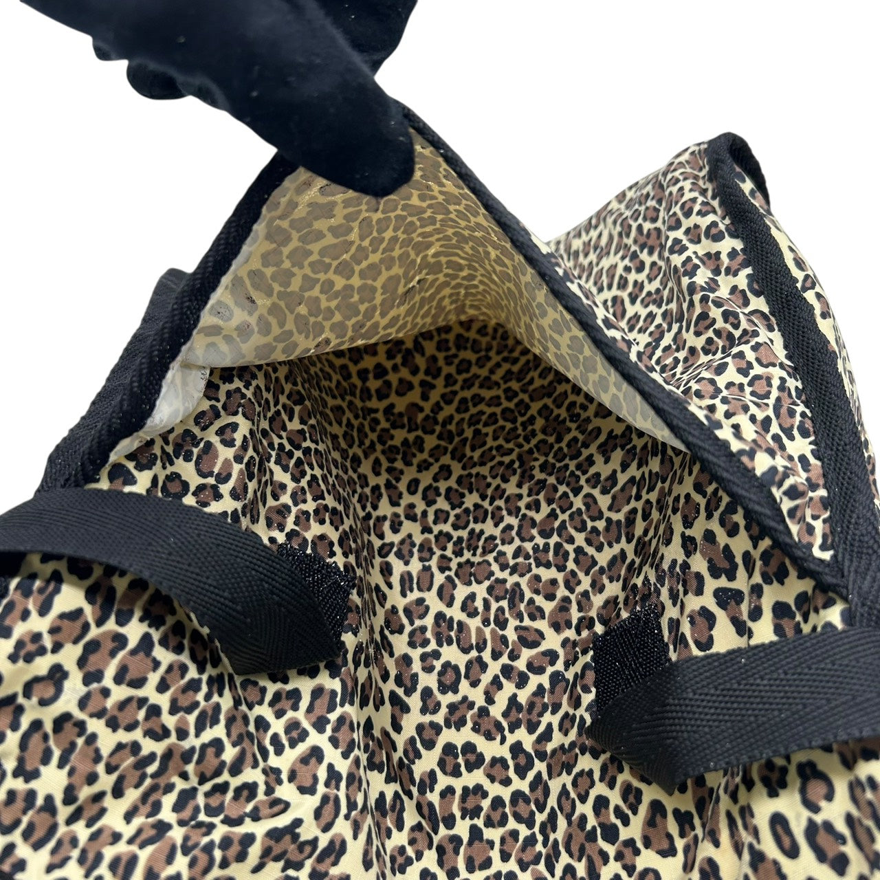 レスポートサック LeSportsac レオパード トートバッグ ナイロン 大容量 軽量 ヒョウ柄 黒 ブラック ベージュ S60