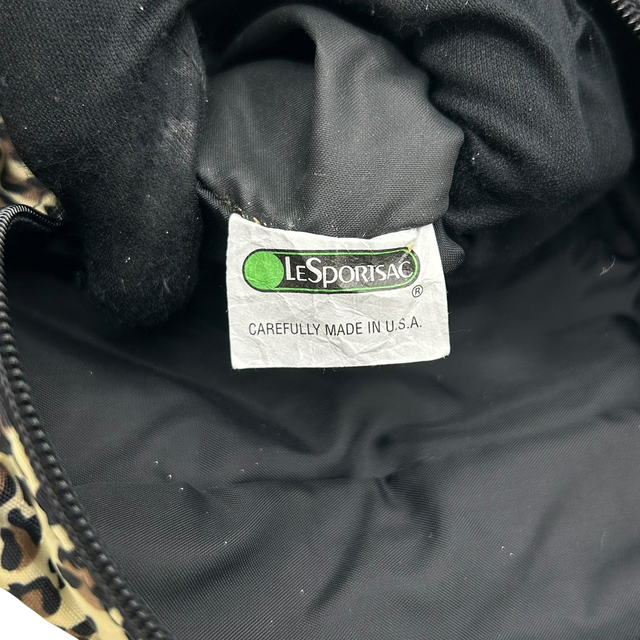 レスポートサック LeSportsac レオパード トートバッグ ナイロン 大容量 軽量 ヒョウ柄 黒 ブラック ベージュ S60