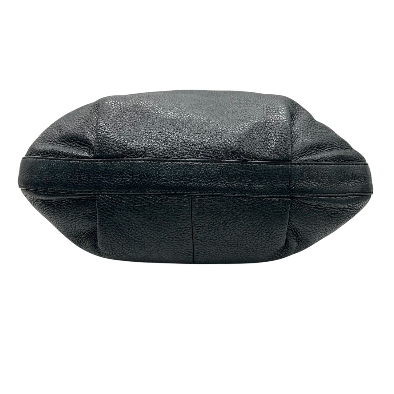 極美品 トリーバーチ TORY BURCH ホーボーバッグ ショルダーバッグ ワンショルダー 黒 ブラック レザー ロゴ型押し 高級 上品 S26