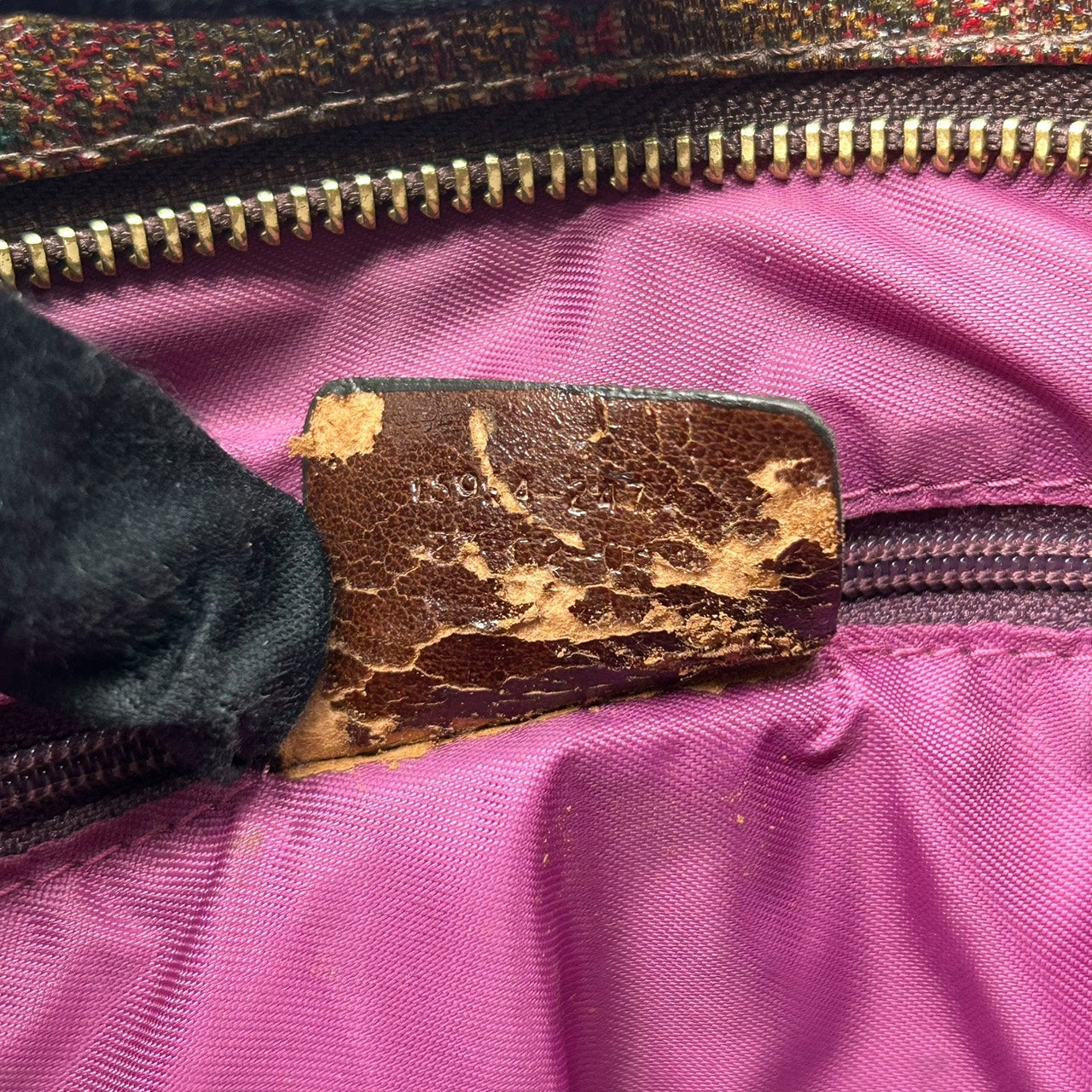 エトロ ETRO トートバッグ ペイズリー柄 レザーコンビ 茶色 ブラウン系 編み込みハンドル 上品 高級 S26