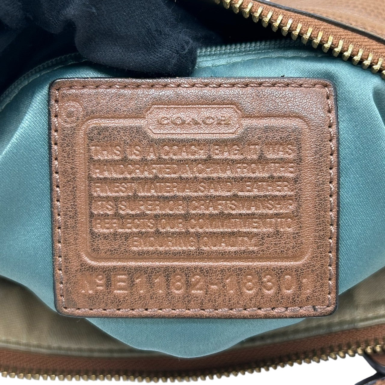 【COACH】コーチ クリスティン 型押しレザー ショルダーバッグ ワンショルダー F18301 シグネチャー キャンバス レザー ブラウン系 A4収納可 ターンロック チェーンハンドル レディース 通勤通学 エレガント 人気モデル クリーニング済み s32