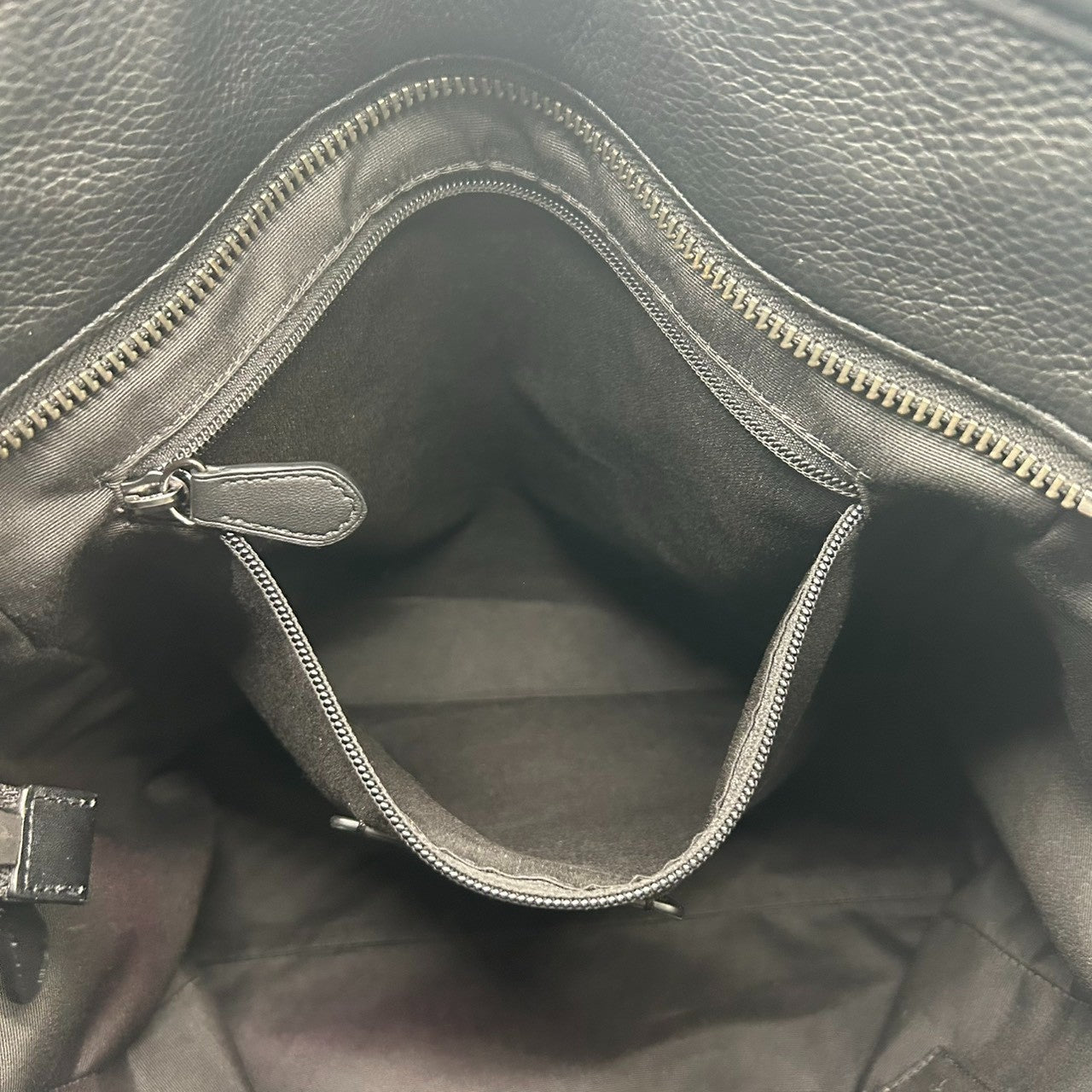 COACH コーチ フィールド トートバッグ CR324 ビジネスバッグ ブリーフケース A4収納可 自立可 大容量 本革 ペブルドレザー ブラック 黒 シルバー金具 メンズ 通勤通学 書類鞄 人気モデル クリーニング済み X