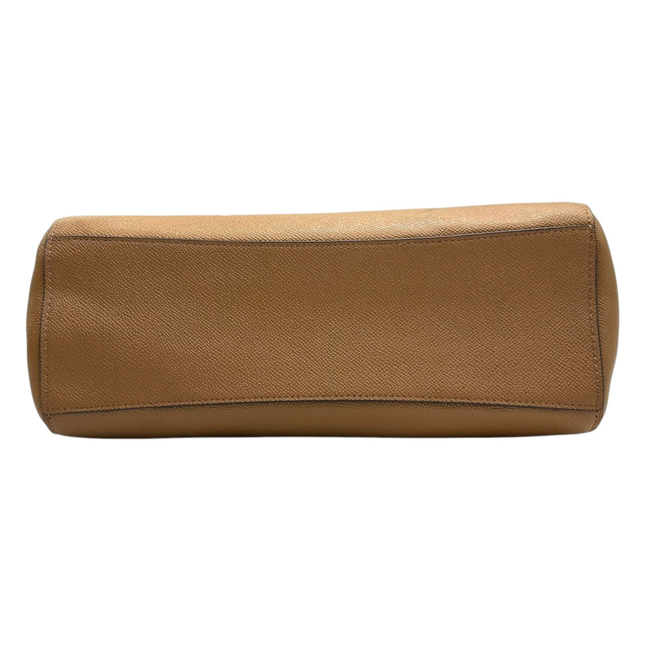 【未使用級/美品】COACH コーチ リリー キャリーオール 2WAY ハンドバッグ トートバッグ F76938 ワンショルダー 斜め掛け可 自立可 本革 クロスグレインレザー ブラウン キャメル系 レディース ビジネス 通勤通学 人気モデル s52