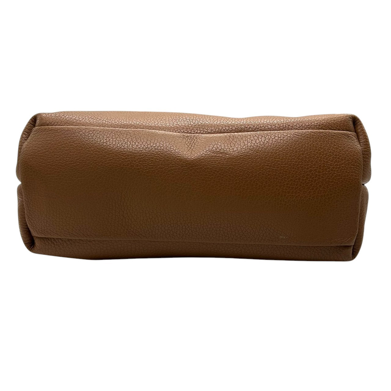 【未使用級/美品】FURLA フルラ トートバッグ ルーチェ ワンショルダー A4収納可 自立可 大容量 本革 ペブルドレザー ブラウン キャメル系 ゴールド金具 レディース ビジネスバッグ 通勤通学 エレガント 人気モデル クリーニング済み s57