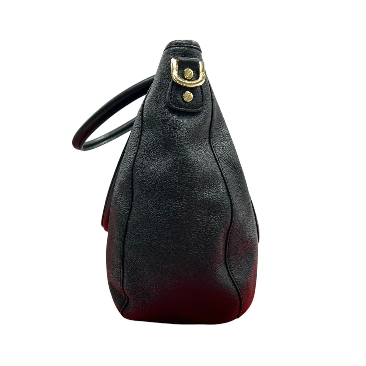 【美品/保存袋付】Tory Burch アマンダ 2WAY ハンドバッグ ショルダーバッグ 斜め掛け可 自立可 A4収納可 大容量 本革 ペブルドレザー ブラック 黒 デカロゴ レディース ビジネス 通勤通学 人気モデル クリーニング済み s54