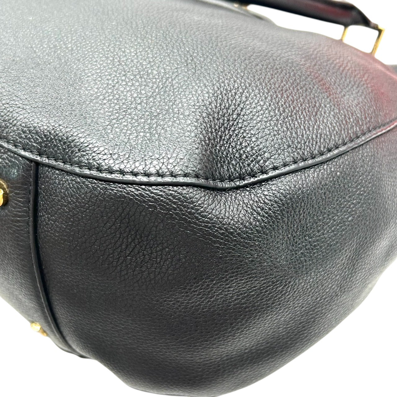 【美品/保存袋付】Tory Burch アマンダ 2WAY ハンドバッグ ショルダーバッグ 斜め掛け可 自立可 A4収納可 大容量 本革 ペブルドレザー ブラック 黒 デカロゴ レディース ビジネス 通勤通学 人気モデル クリーニング済み s54