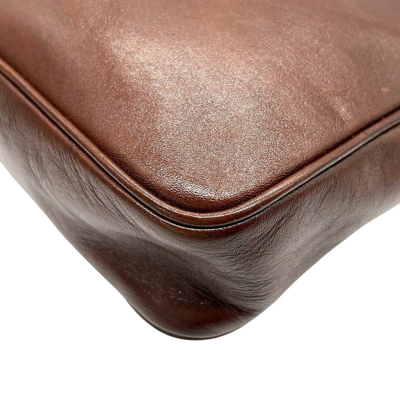 【美品】GOLD PFEIL ゴールドファイル ショルダーバッグ 斜め掛け可 本革 レザー ダークブラウン ゴールド金具 ドイツ製 ヴィンテージ クラシック レディース メンズ ユニセックス 上品 エレガント 人気モデル クリーニング済み s74