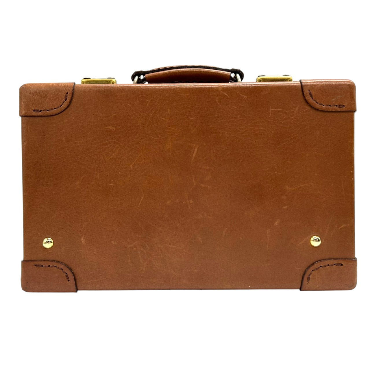 【SILVER LAKE CLUB】シルバーレイククラブ トランクケース ミニトランク アタッシュケース 本革 レザー ブラウン ゴールド金具 メンズ レディース ユニセックス ヴィンテージ レトロ クラシック インテリア 日本製 人気ブランド s74