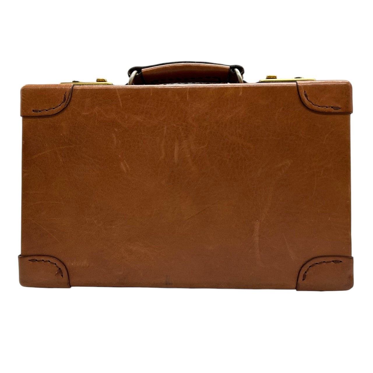 【SILVER LAKE CLUB】シルバーレイククラブ トランクケース ミニトランク アタッシュケース 本革 レザー ブラウン ゴールド金具 メンズ レディース ユニセックス ヴィンテージ レトロ クラシック インテリア 日本製 人気ブランド s74