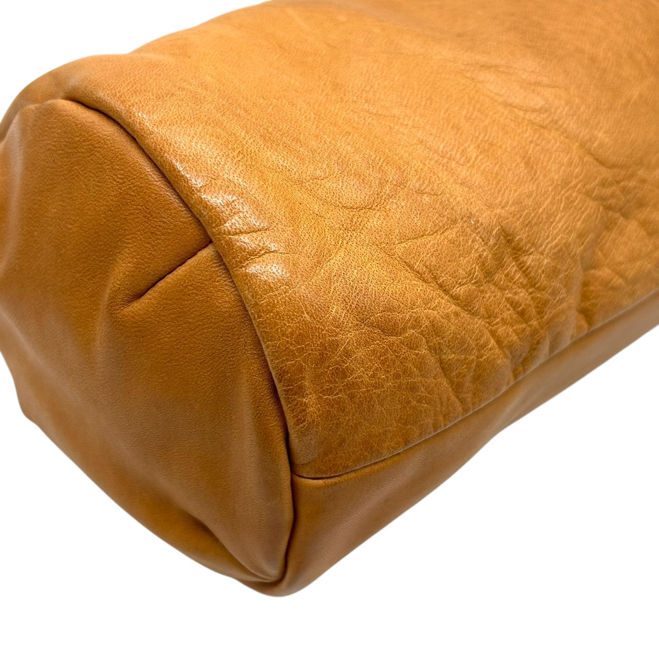 【Butler Verner Sails】バトラーバーナーセイルズ ショルダーバッグ ドラムバッグ 筒形 斜め掛け可 本革 レザー キャメル ブラウン系 日本製 メンズ レディース ユニセックス カジュアル ヴィンテージ風 人気モデル クリーニング済み s74