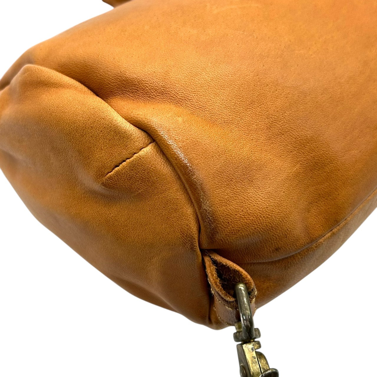 【Butler Verner Sails】バトラーバーナーセイルズ ショルダーバッグ ドラムバッグ 筒形 斜め掛け可 本革 レザー キャメル ブラウン系 日本製 メンズ レディース ユニセックス カジュアル ヴィンテージ風 人気モデル クリーニング済み s74