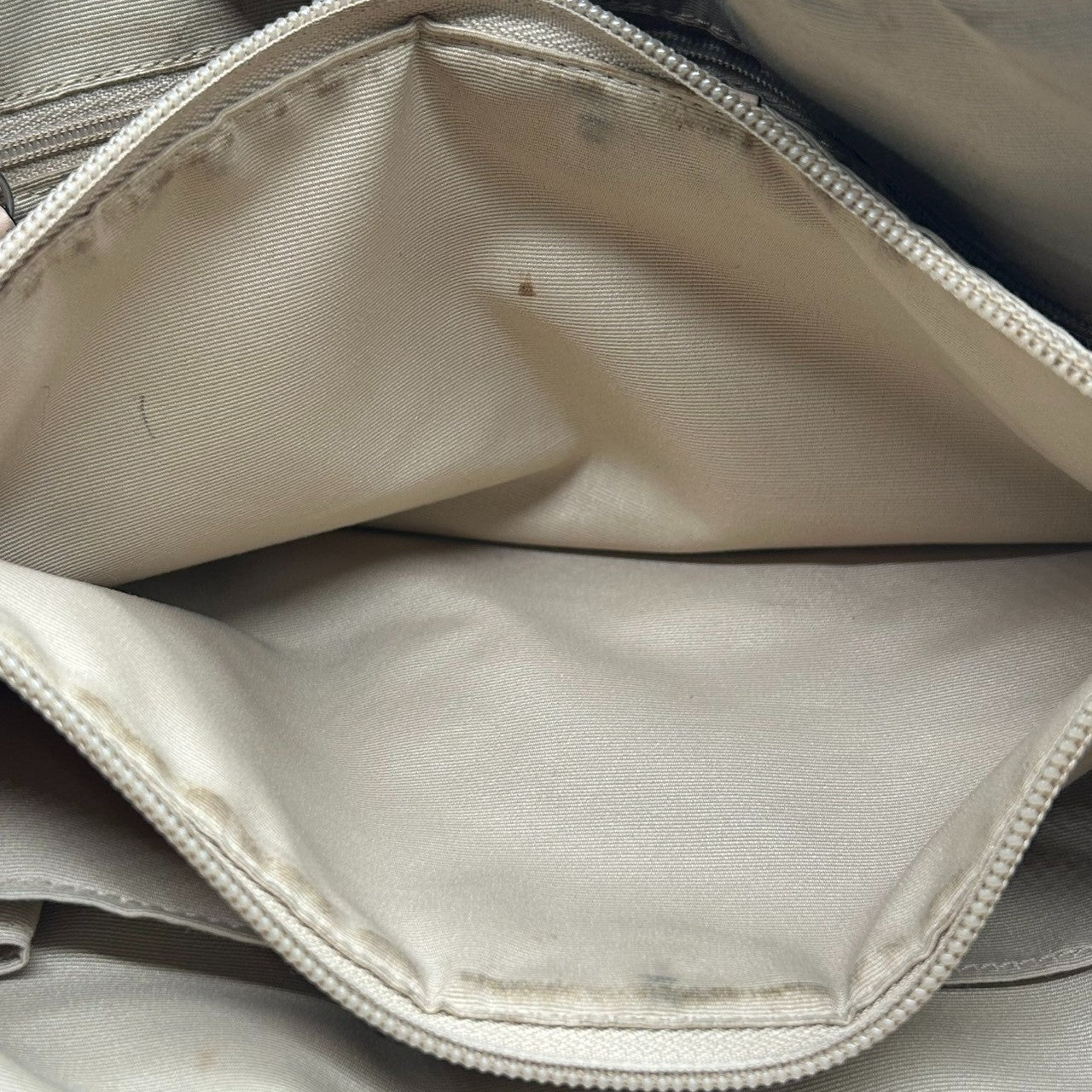 コーチ トートバッグ シグネチャー ストライプ キャンバス レザー ベージュ F26130 巾着型 ドローストリング A4収納可 肩掛け ワンショルダー 大容量 レディース ハンドバッグ 通勤 通学 チャーム付き クリーニング済み s63