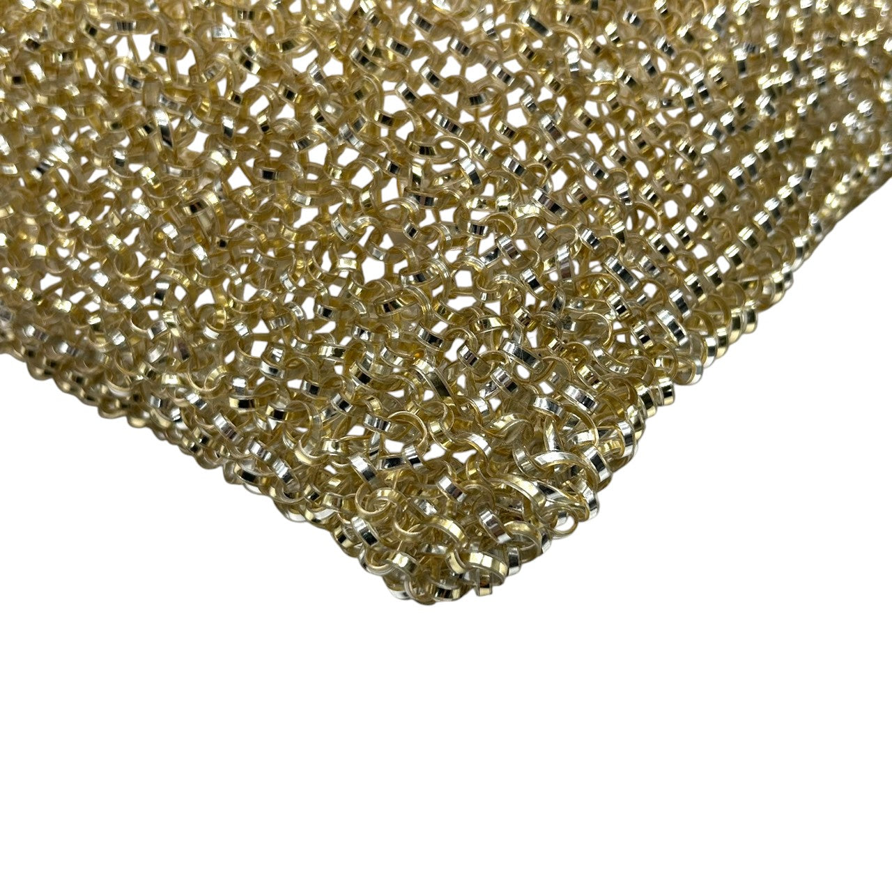 【新品同様】アンテプリマ ワイヤーバッグ スタンダード スクエア ハンドバッグ ゴールド レディース パーティーバッグ リングロゴ ラインストーン エレガント フォーマル キラキラ シャンパンゴールドカラー クリーニング済み M