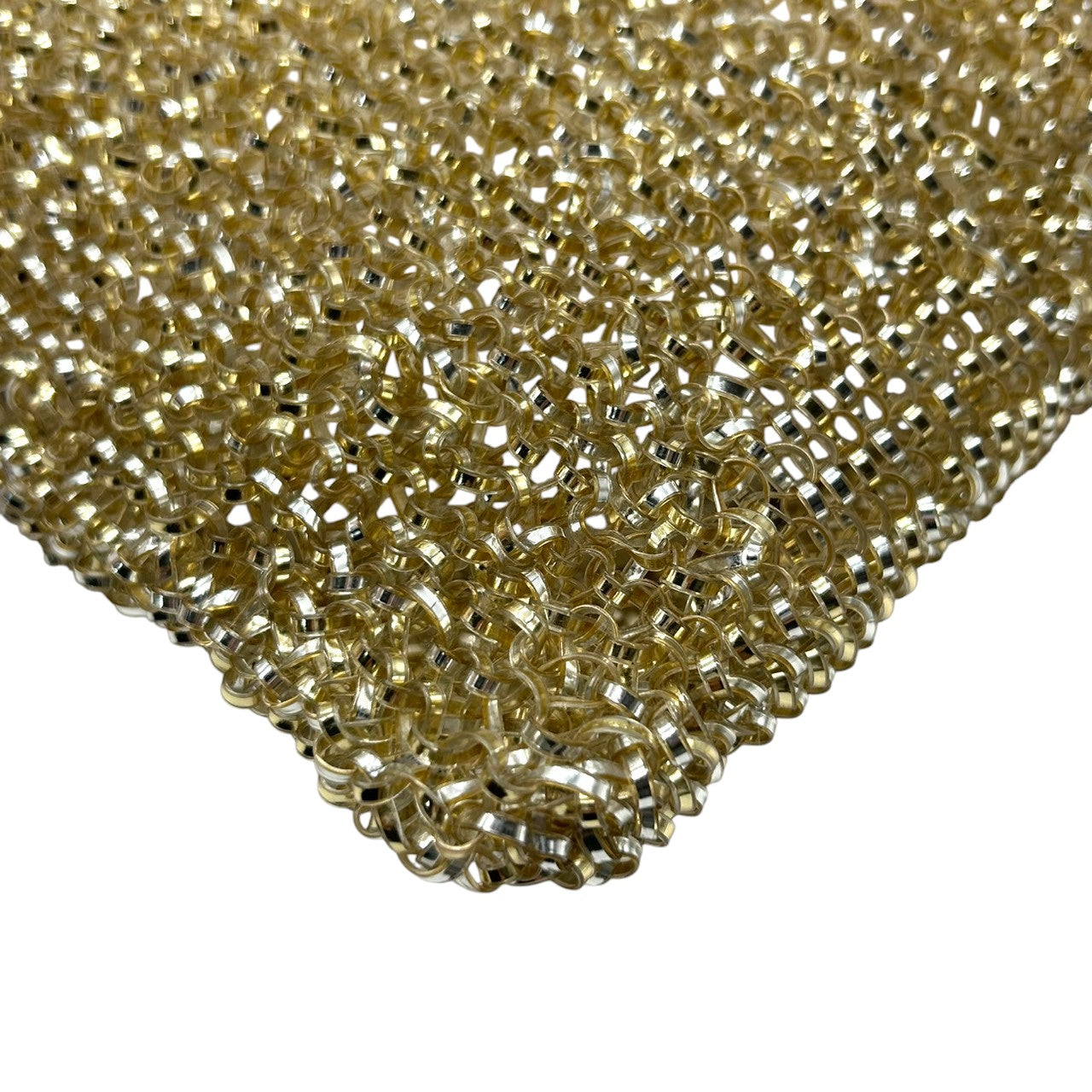 【新品同様】アンテプリマ ワイヤーバッグ スタンダード スクエア ハンドバッグ ゴールド レディース パーティーバッグ リングロゴ ラインストーン エレガント フォーマル キラキラ シャンパンゴールドカラー クリーニング済み M