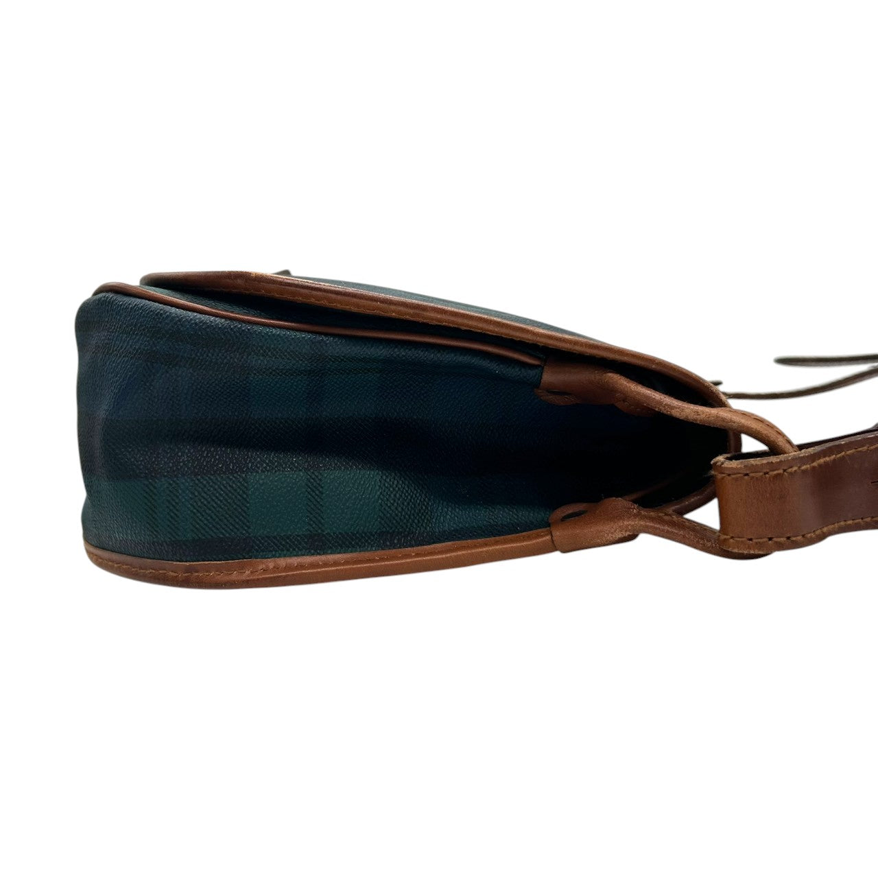 polo ralphlaurent ポロ ラルフローレン ショルダーバッグ PVC レザー タータンチェック グリーン フラップ 斜め掛け可 レディース メンズ ユニセックス ヴィンテージ ビンテージ M