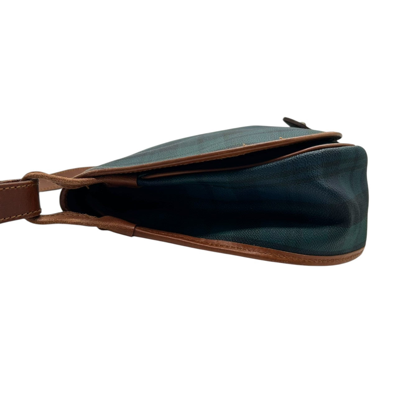 polo ralphlaurent ポロ ラルフローレン ショルダーバッグ PVC レザー タータンチェック グリーン フラップ 斜め掛け可 レディース メンズ ユニセックス ヴィンテージ ビンテージ M