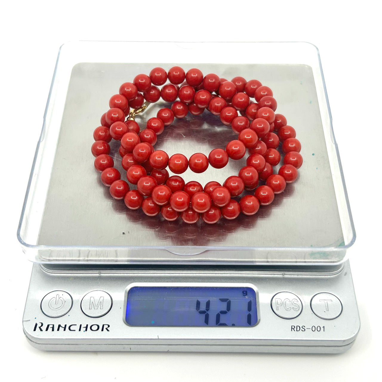 ネックレス 珊瑚（コーラル）【中古】 レディース