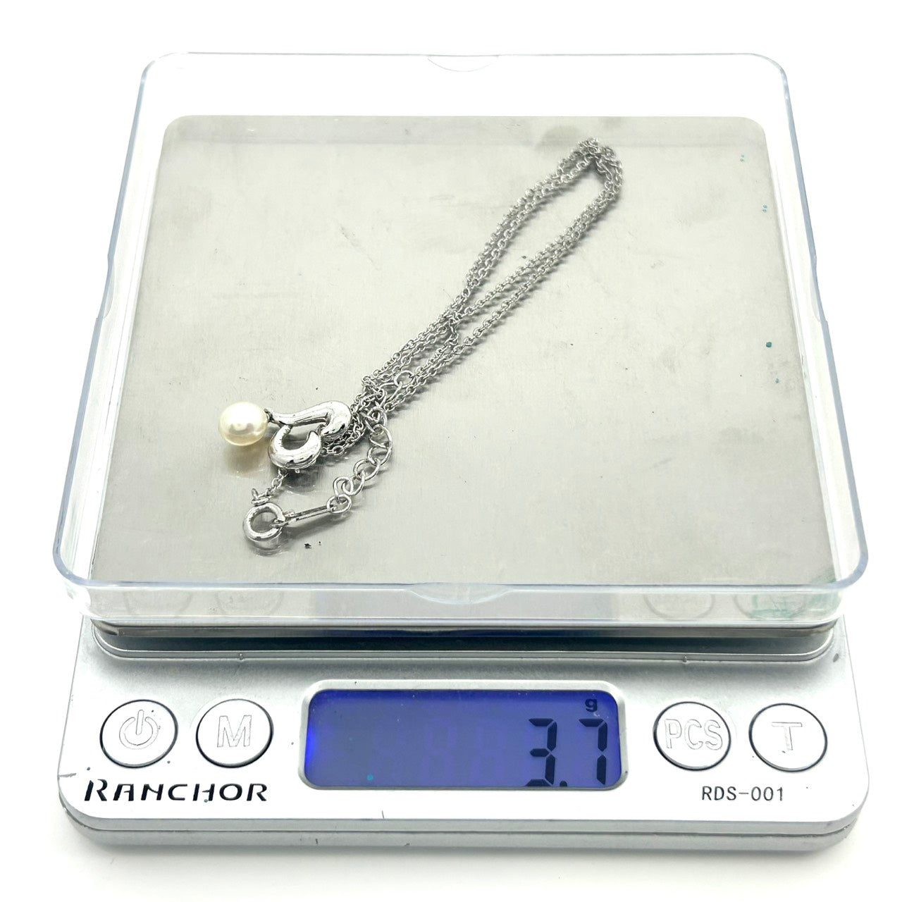 美品 タサキ TASAKI ネックレス パール シルバー ハートモチーフ ペンダント ジュエリー アクセサリー レディース I9