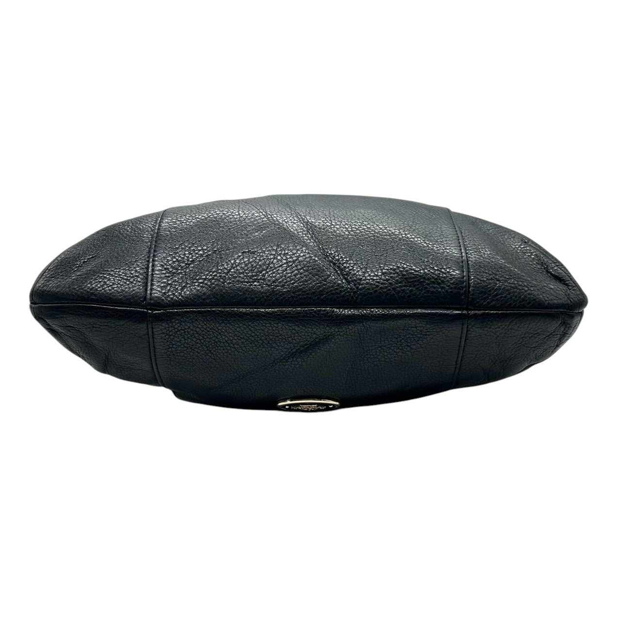 コーチ 2WAY ショルダーバッグ F34511 ペブルドレザー 本革 ブラック A4収納可 大容量 斜め掛け可 レディース ハンドバッグ ビジネス 通勤 通学 ロゴチャーム付き シンプルデザイン クリーニング済み U1