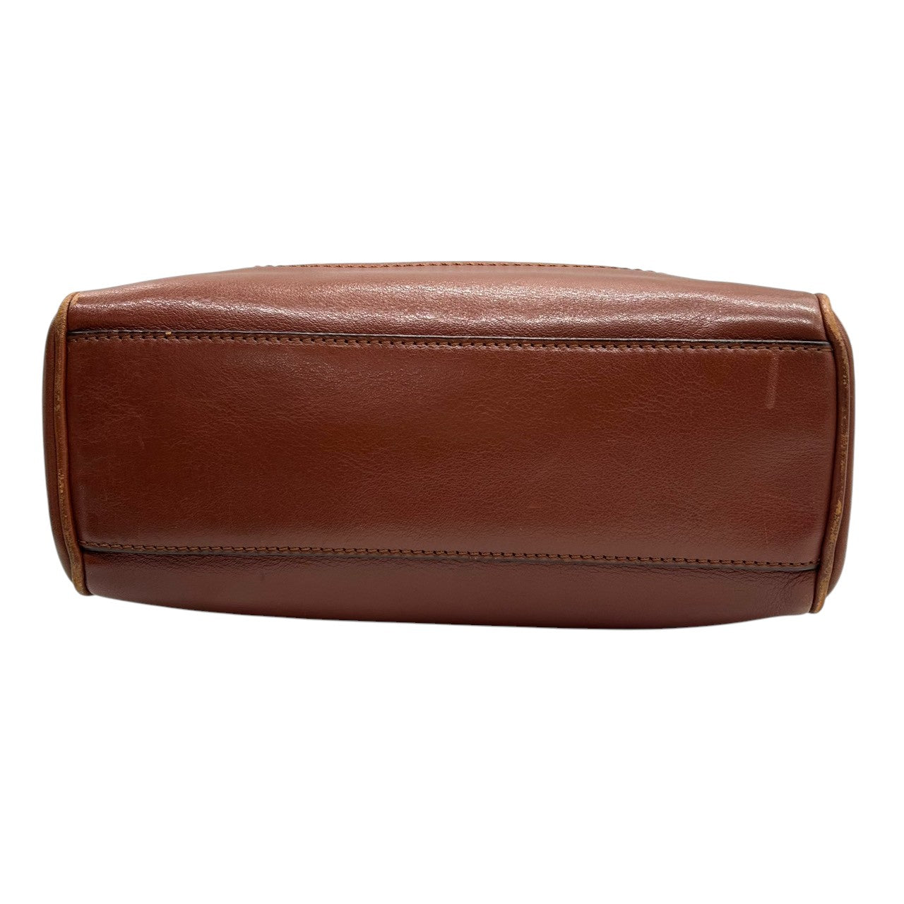 コーチ 2WAY トートバッグ ハンドバッグ ショルダーバッグ レザー 本革 ブラウン 斜め掛け可 タッセルチャーム付き レディース ミニトート コンパクト 通勤 カジュアル エレガント ロゴプレート 上質レザー 自立可 クリーニング済み s53