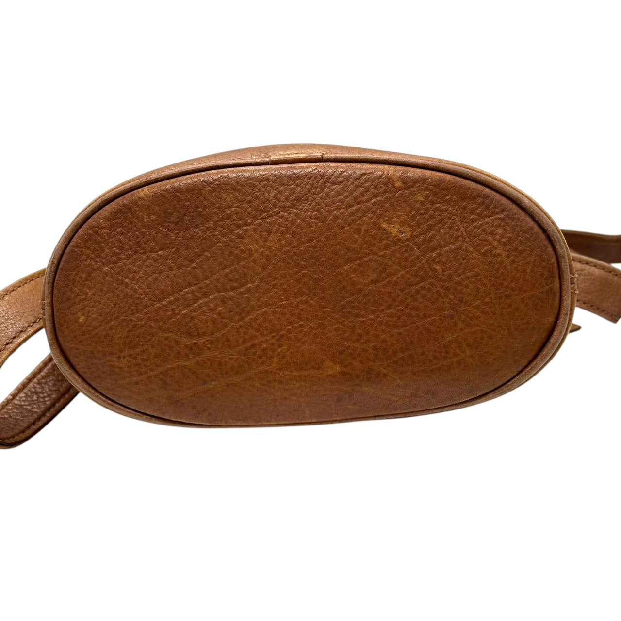 オールドコーチ ショルダーバッグ 4907 ヴィンテージ グラブタンレザー 本革 ブラウン バケツ型 斜め掛け可 レディース メンズ ユニセックス 90年代 USA製 クラシックデザイン チャーム付き レトロ COACH vintage s53