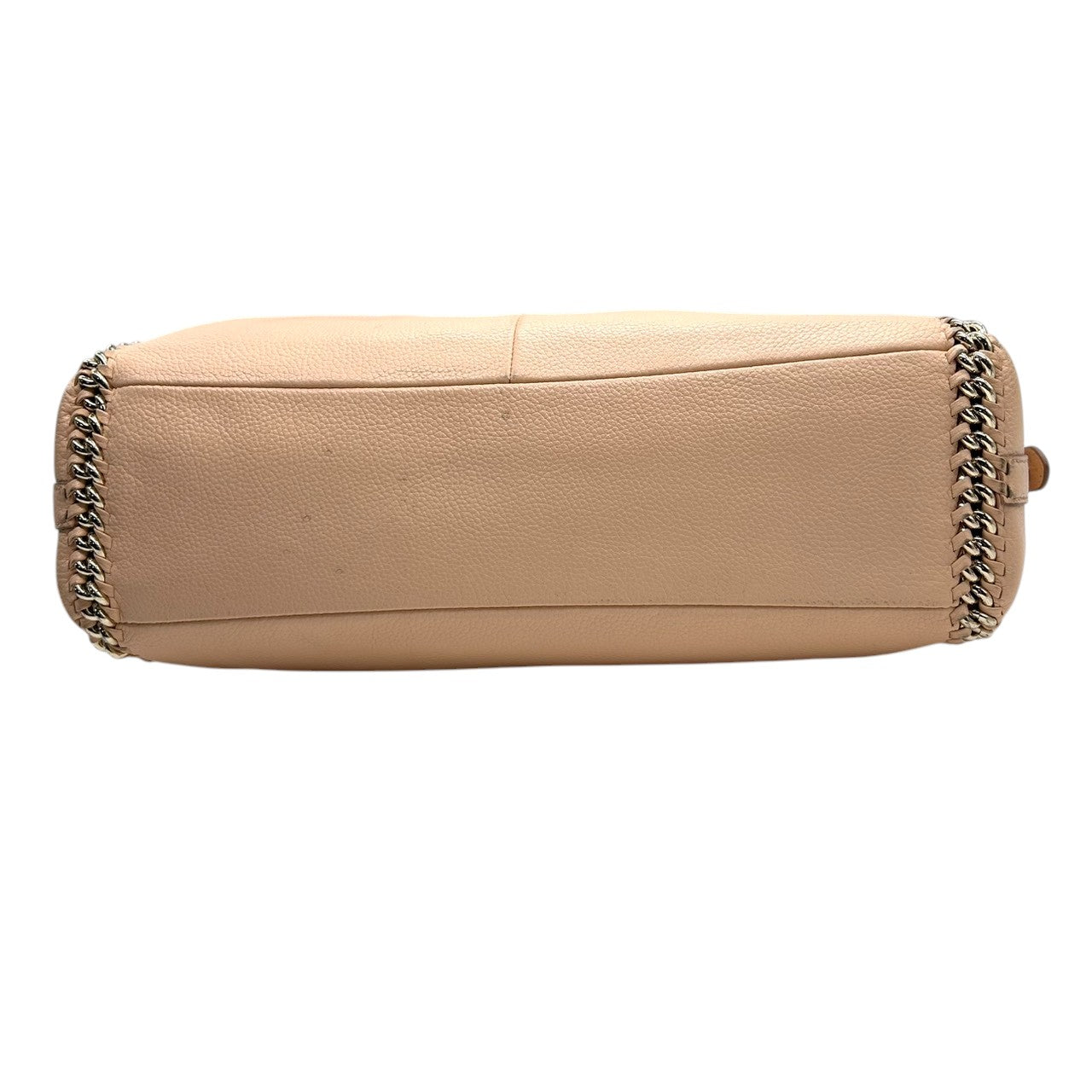 コーチ 2WAY トートバッグ 34339 レザー ピンクベージュ チェーンデザイン A4収納可 大容量 斜め掛け可 レディース ハンドバッグ ビジネス 通勤 通学 エレガント フェミニン チャーム付き クリーニング済み s53