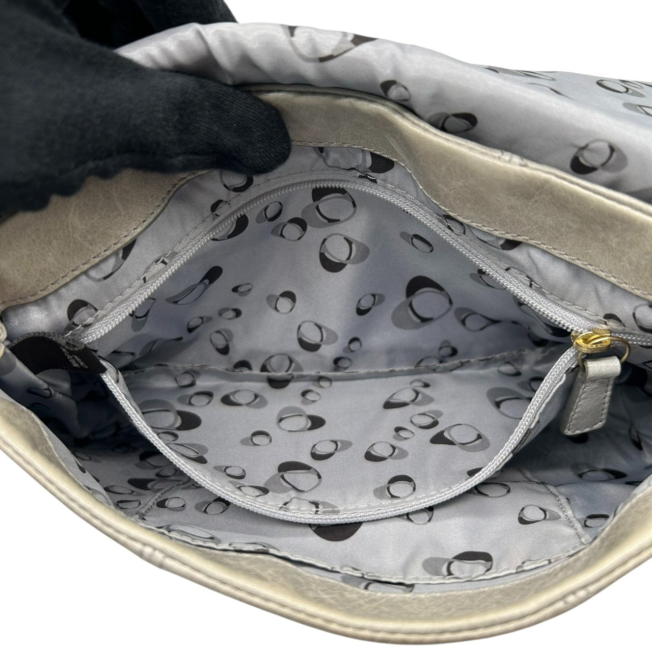 コーチ COACH ショルダーバッグ ハンドバッグ 肩掛け 2WAY レザー 本革 グレー系 ゴールド金具 レディース D1182-18160 斜め掛け可 エレガント クラシック カジュアル 通勤通学 普段使い s63