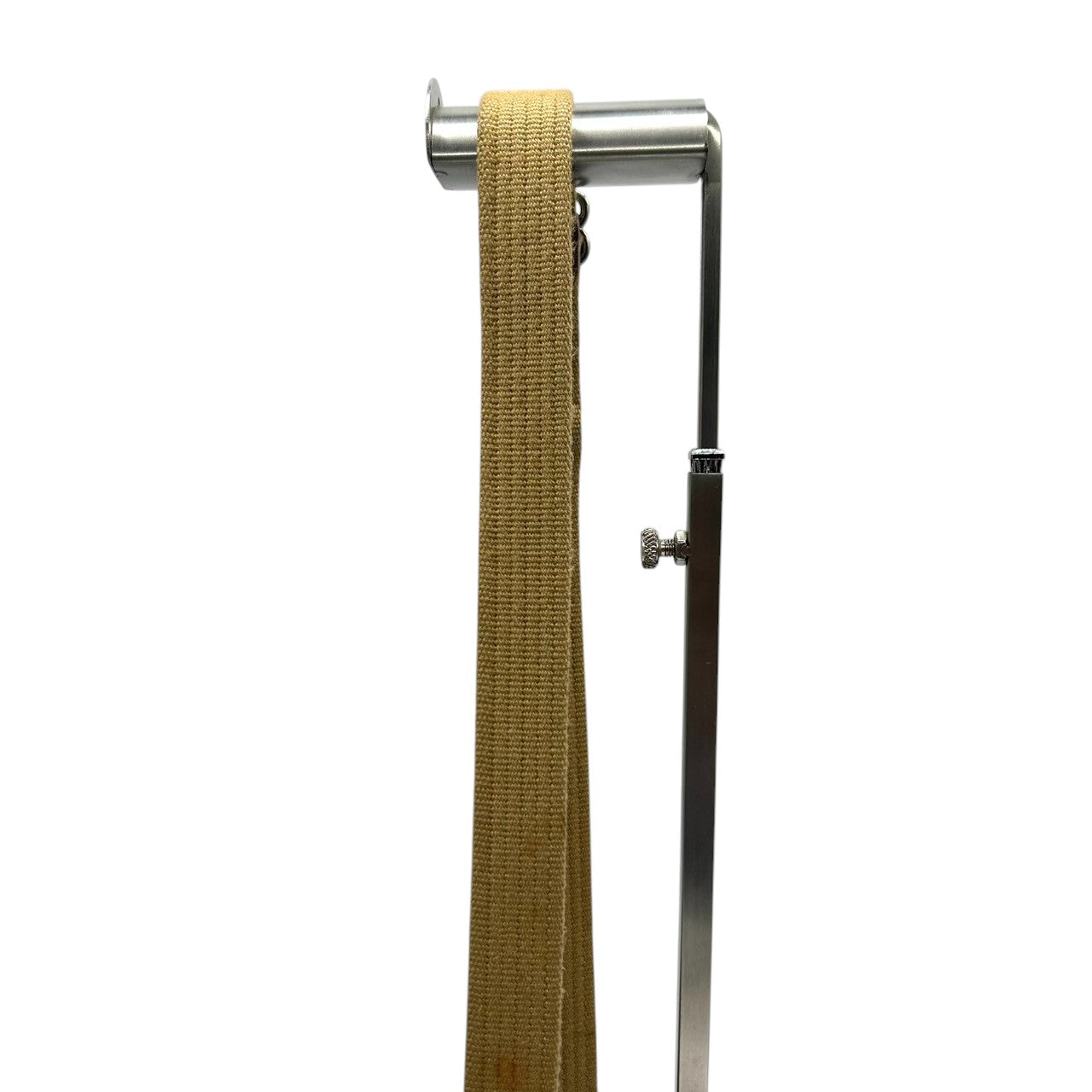 コーチ ショルダーバッグ シグネチャー ストライプ キャンバス レザー スエード ブラウン 斜め掛け可 ポシェット サコッシュ コンパクト 軽量 ミニショルダー レディース カジュアル チャーム付き スイングパック クリーニング済み s4