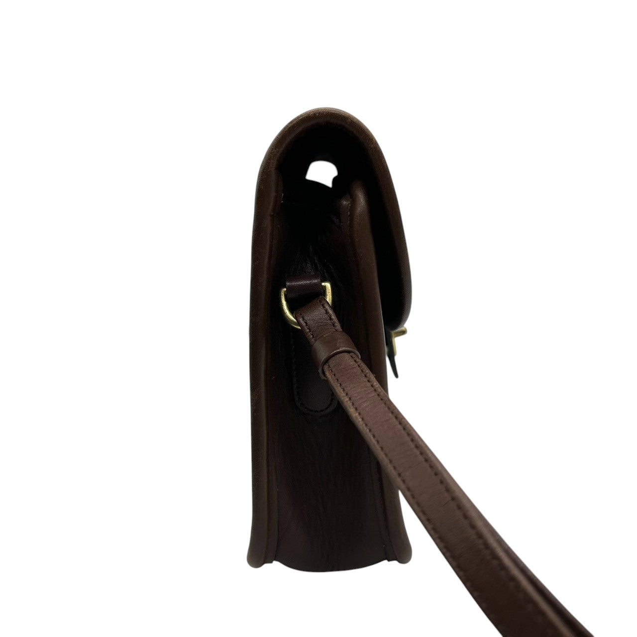 COACH オールドコーチ 2WAY ショルダーバッグ 9971 ヴィンテージ グラブタンレザー 本革 ブラウン ターンロック クラッチバッグ レディース USA製 90年代 クラシックデザイン フラップ レトロ s4