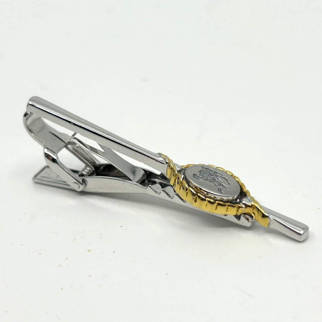 バーバリーズ Burberrys タイピン ネクタイピン ロゴ刻印 ナイトロゴ ホース シルバー ゴールド コンビカラー メンズ 紳士 ビジネス 箱付き H4