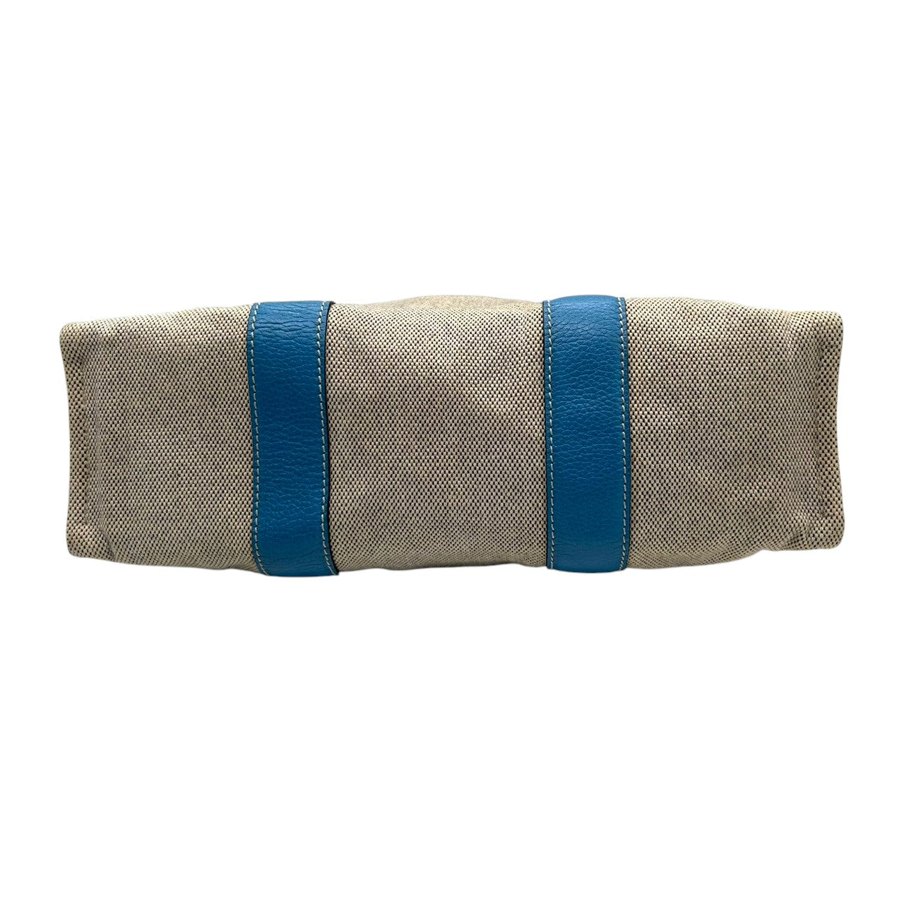 ロイヤルハイネス トートバッグ ハンドバッグ ワンショルダー キャンバス レザー バイカラー ベージュ ブルー レディース A4収納可 エレガント 通勤通学 デイリーユース ファッションアイテム おしゃれ イタリア製 自立可 U9