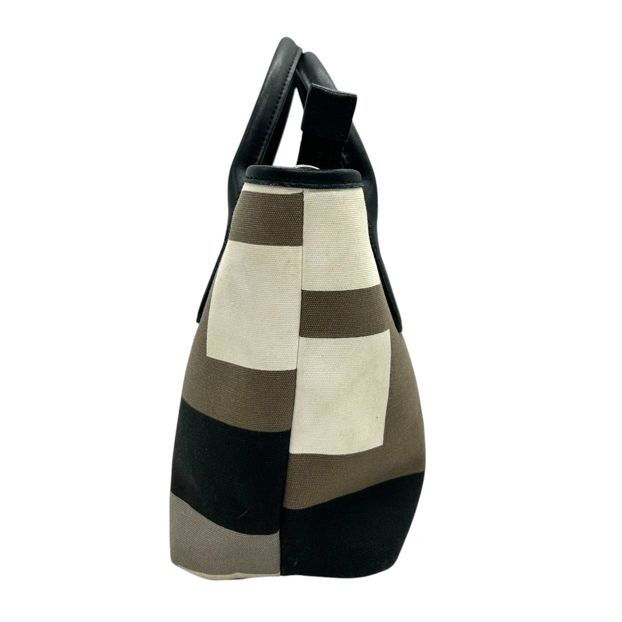 BALLY バリー 2WAY ハンドバッグ ミニトート ショルダーバッグ 斜め掛け可 キャンバス レザー パッチワーク ブロックデザイン マルチカラー レディース メンズ ユニセックス カジュアル モダン スタイリッシュ s63