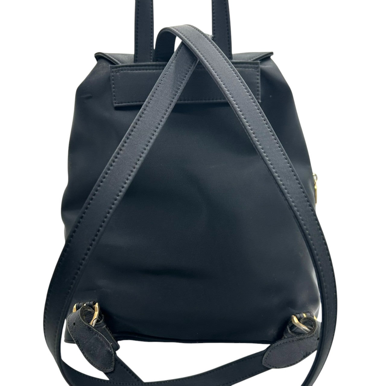 ヴァレンティノ ガラヴァーニ SPORT リュック デイパック ナイロン レザー ブラック Vロゴ 巾着式 ダブルポケット ゴールド金具 A4可 大容量 軽量 レディース メンズ ユニセックス 通勤 通学 旅行 エレガント s52