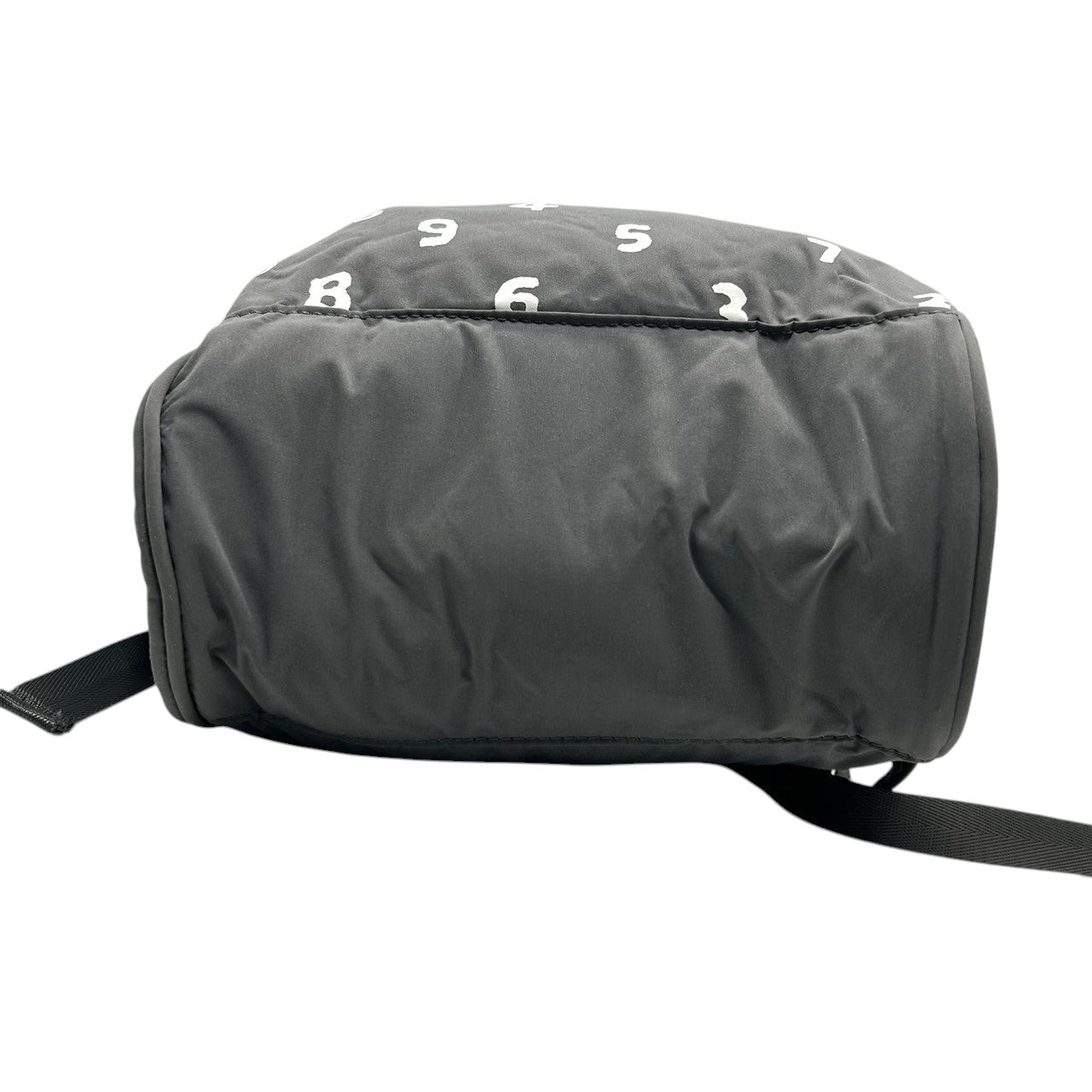 【ほぼ新品】anello アネロ×SOU SOU コラボ 口金リュック バックパック 数字柄 テキスタイルデザイン ナイロン グレー A4収納可 大容量 軽量 背面ファスナー レディース メンズ 通勤 通学 マザーズバッグ 旅行 おしゃれ s79