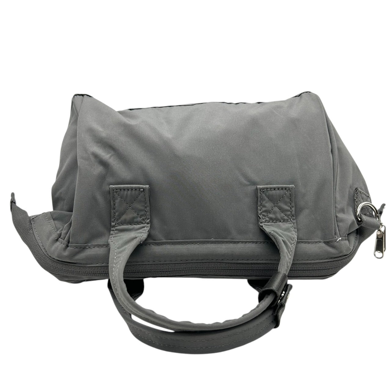 【ほぼ新品】anello アネロ×SOU SOU コラボ 2WAY 口金ミニボストン ショルダーバッグ ハンドバッグ 数字柄 ナイロン グレー 斜め掛け可 大容量 軽量 レディース メンズ 旅行 デイリーユース 京都 s32