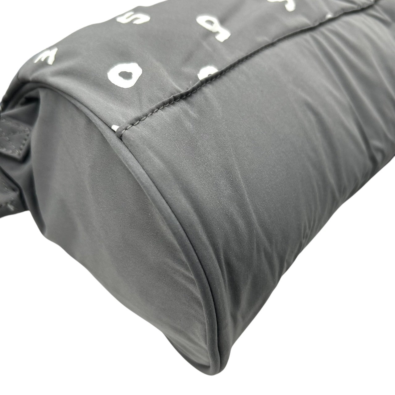 【ほぼ新品】anello アネロ×SOU SOU コラボ 2WAY 口金ミニボストン ショルダーバッグ ハンドバッグ 数字柄 ナイロン グレー 斜め掛け可 大容量 軽量 レディース メンズ 旅行 デイリーユース 京都 s32