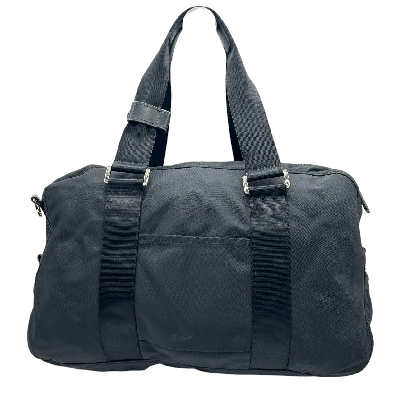 アニエスベー ボヤージュ 2WAY ボストンバッグ ハンドバッグ ショルダーバッグ ナイロン 黒 ロゴプレート A4可 大容量 軽量 斜め掛け可 レディース メンズ 旅行 ジム 出張 ビジネス マザーズバッグ agnes b. VOYAGE U4