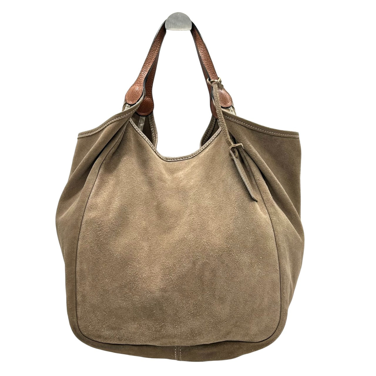 MARCO MASI マルコマージ トートバッグ ワンショルダー ホーボーバッグ スエード レザー A4可 大容量 ベージュ ブラウン レディース エレガント 上品 カジュアル 通勤通学 イタリア製 U4