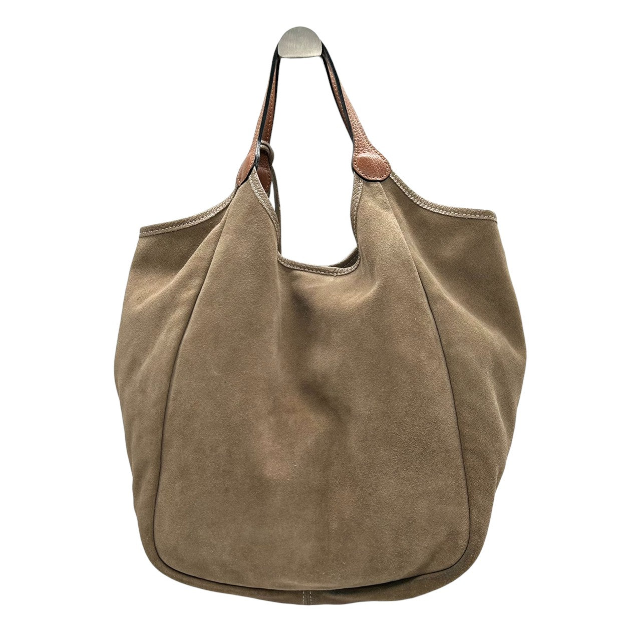 MARCO MASI マルコマージ トートバッグ ワンショルダー ホーボーバッグ スエード レザー A4可 大容量 ベージュ ブラウン レディース エレガント 上品 カジュアル 通勤通学 イタリア製 U4