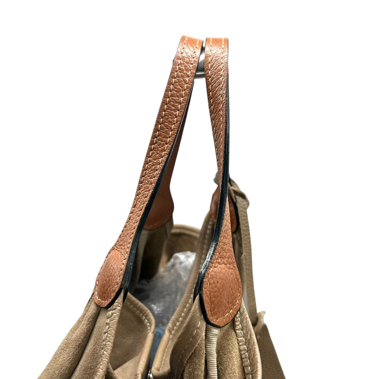 MARCO MASI マルコマージ トートバッグ ワンショルダー ホーボーバッグ スエード レザー A4可 大容量 ベージュ ブラウン レディース エレガント 上品 カジュアル 通勤通学 イタリア製 U4