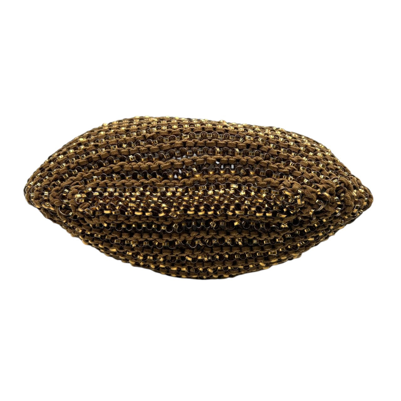 【美品】アンテプリマ ワイヤーバッグ ハンドバッグ ワンショルダー フラワーモチーフ コサージュ ブラウン ゴールド系 ビーズ レディース パーティ 結婚式 二次会 お呼ばれ 和装 エレガント 上品 華やか ゴージャス きらきら ANTEPRIMA s63