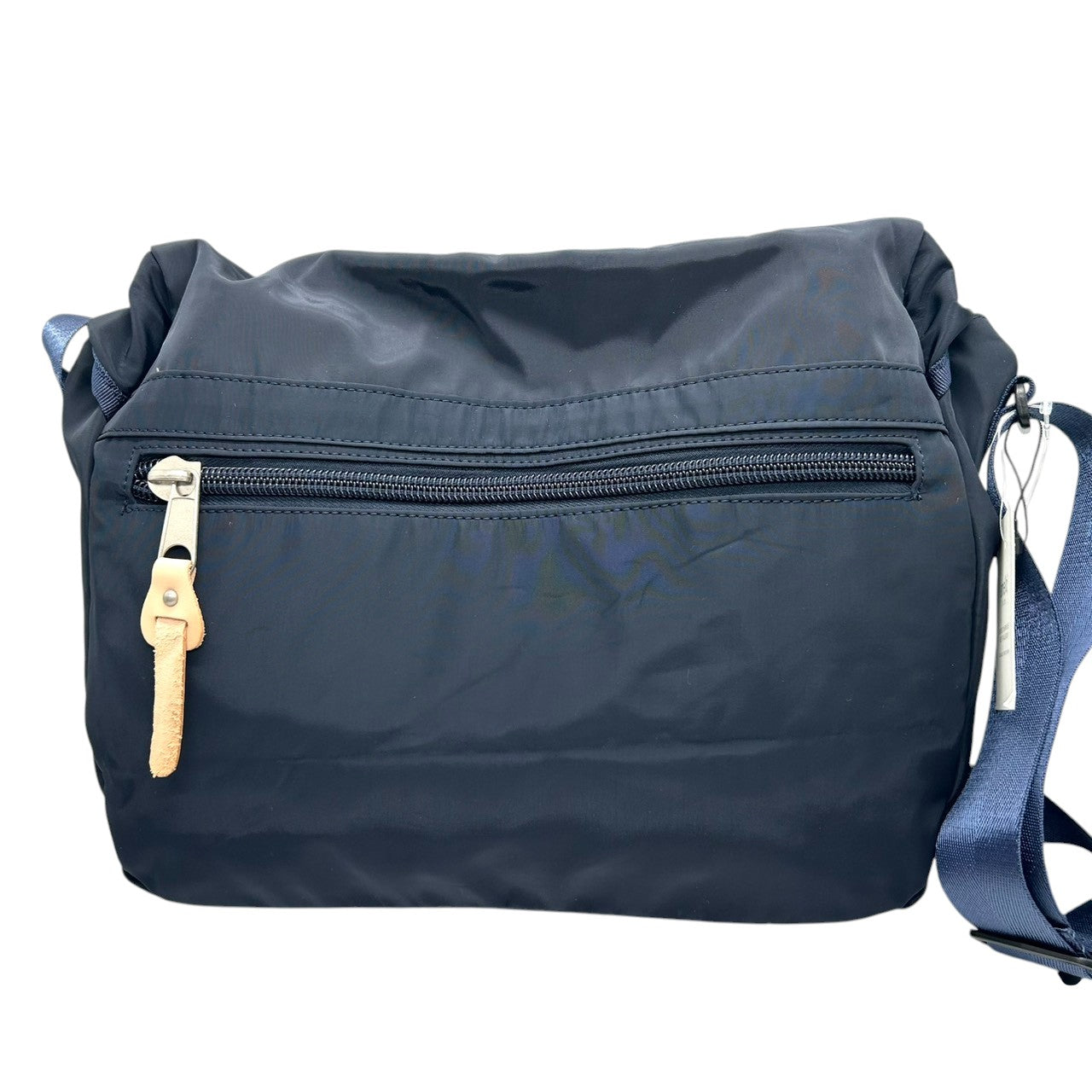 【未使用級／タグ付】アネロ ショルダーバッグ メッセンジャーバッグ 斜め掛け可 ナイロン ネイビー A4可 大容量 軽量 フラップ メンズ レディース ユニセックス 通勤 通学 旅行 カジュアル シンプル おしゃれ 人気モデル anello s79